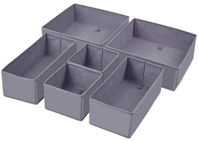 Dresser Drawer Organizer Foldable Cloth Storage Box Closet Cube Basket Bins Cont