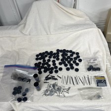 Lot of bulk Derby Wheels  Axles Pinewood  BSA Cars  axle keepers