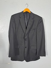 Jos A Bank Signature Collection Blazer Mens 42R 100 Wool Gordon Gray Chalk Line