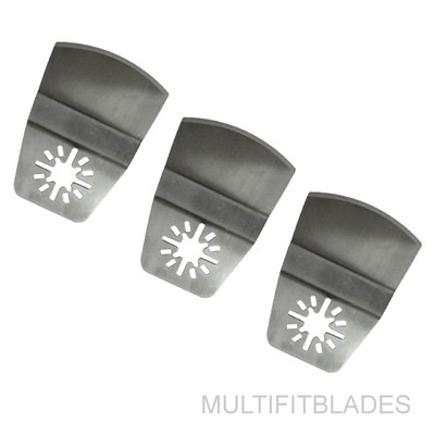 3 x  Oscillating Tool Convex Scrapers Fits Older Dremel Multi-Max Machines