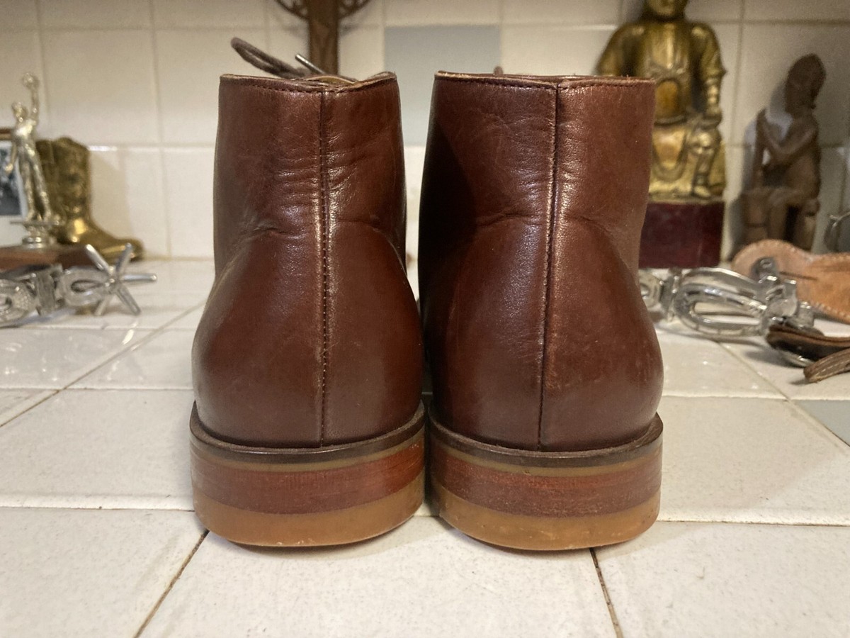 COLE HAAN GRANDIOS BROWN LEATHER LACE UP ANKLE Beatle Disco Hipster BOOTS 8.5 M Amazon.com | Cole Haan Men main image 4