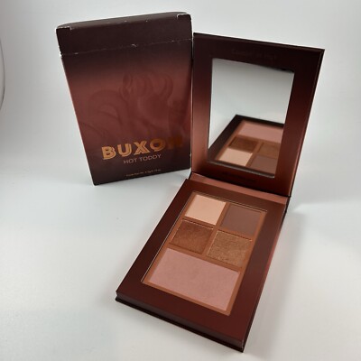 Buxom Hot Toddy Eyeshadow And Cheek Palette New In Box Blush 5 Shades Makeup Eye