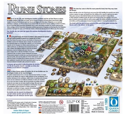 Queen Games Rune Stones Fantasy Strategy Board Game, 2-4 Players - Open Box Item - Picture 4 of 4