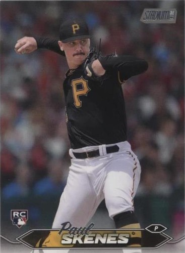2024 Topps Stadium Club PAUL SKENES Chrome Rookie! Pittsburgh