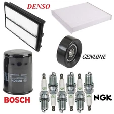 Tune Up Kit Filter Spark Plugs Idler Pulley for Acura ZDX V6 3.7L 2010-2013