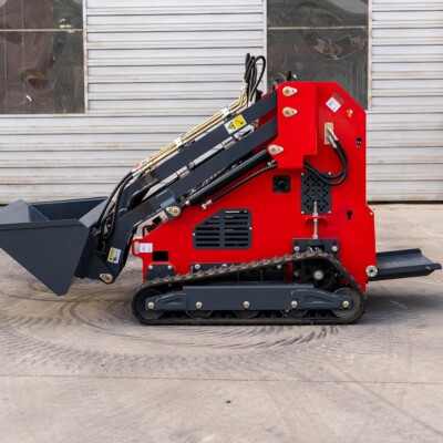 Petrol Engine Crawler Skid Steer Loader with Three Pumps Three valves