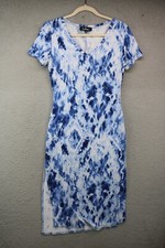 LuLus Tie-Dye Midi Bodycon Dress-Side Slits-Size Medium-BOHO