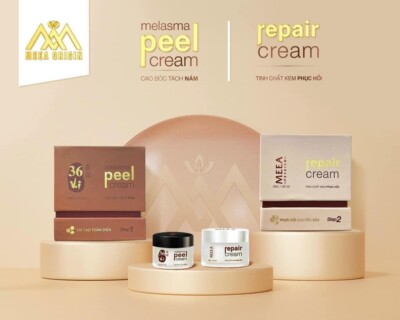 Original MEEA ( EXP 2026 ) Melasma Peel Cream + MEEA Premium Repair Cream 