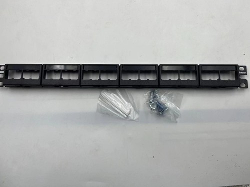 Panduit Mini CPP24WBLY modular patch panel, suitable for CAT6, 5E 24 port - Picture 3 of 4