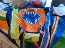 POTTERY Barn Kids Lion hooded beach wrap 50 X 30 mono Axton New w tag