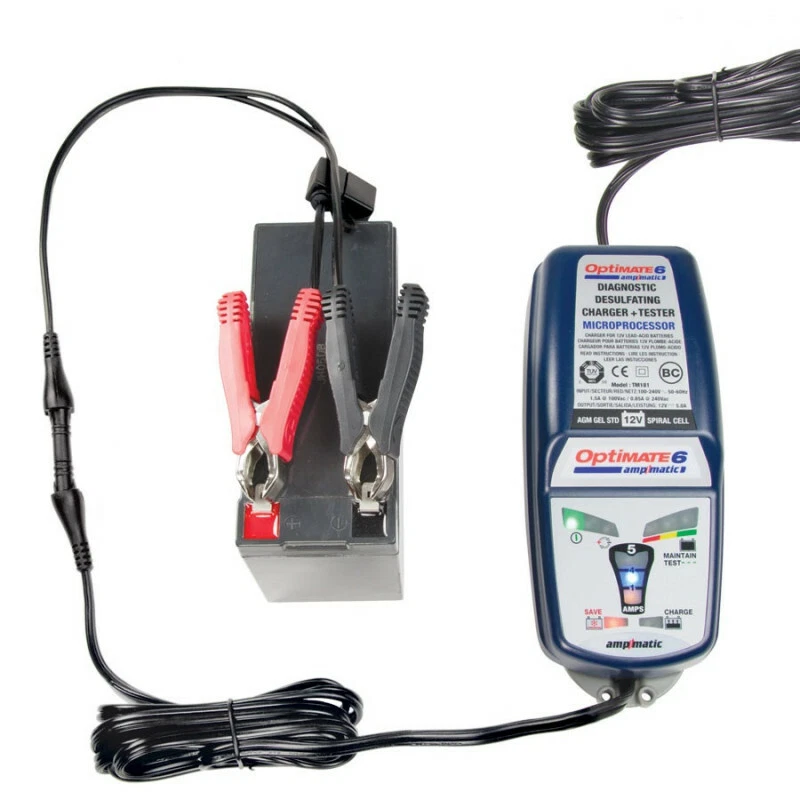 Chargeur de Batterie Tecmate Optimate 6 12V 5A TM-180 - Photo 1/1
