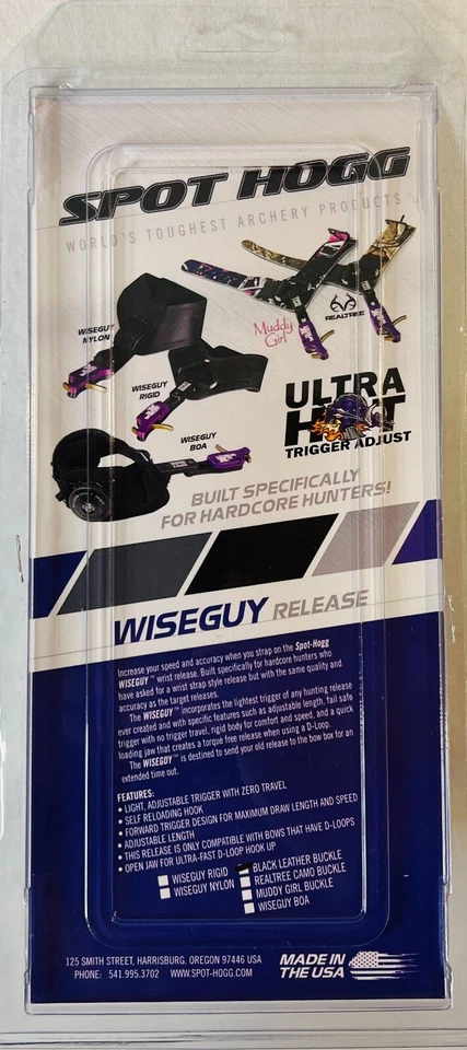 Spot Hogg Wise Guy Release Buckle Strap Black New - Image 2 of 2