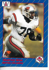 1991 All World Canadian Football CFL Deatrich Wise Card #17