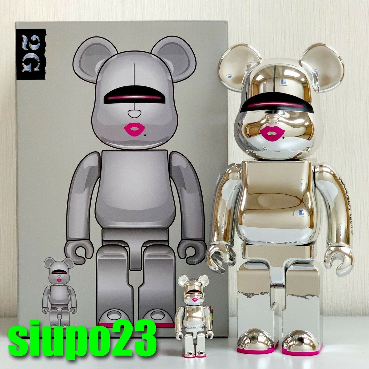 BE@RBRICK SORAYAMA 2G SILVER Ver