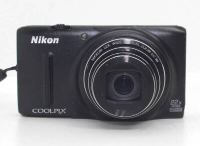 Nikon COOLPIX S9500 Compact Digital Camera Color Black Battery | eBay