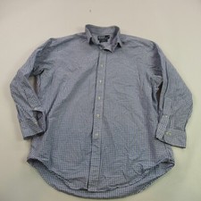 Polo Ralph Lauren Shirt Mens 17 Long Sleeve Button Up Plaid Regent