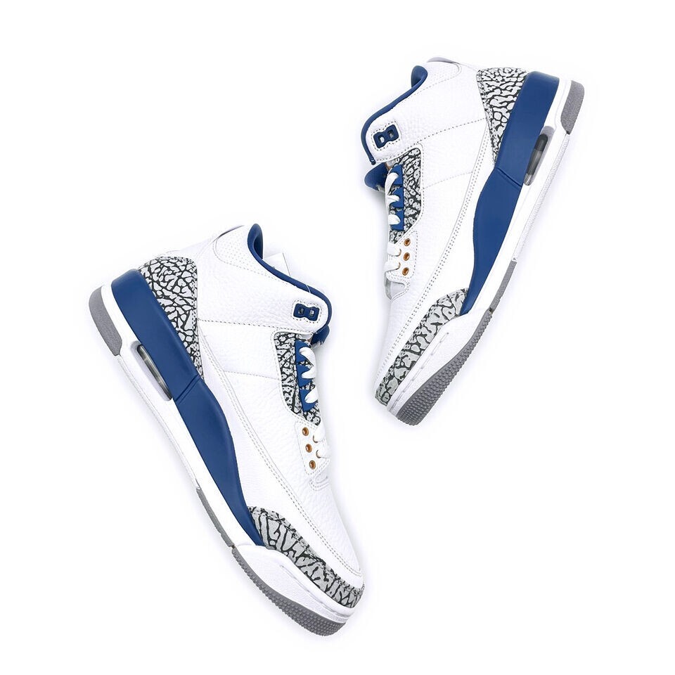 Nike Air Jordan 3 Retro Wizards True Blue Metallic Copper