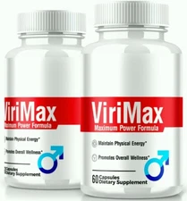 (2 Pack) Virimax Male Enhancement Pills, Virimax Performance Capsules for Men