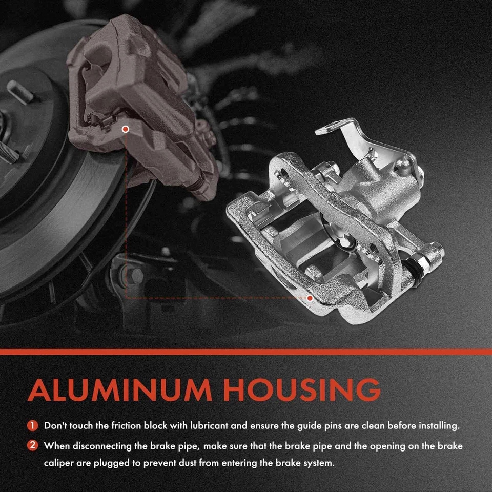 Суппорт заднего бокового тормоза и керамические тормозные колодки для Hyundai Accent 2012 2013-2017 - Изображение 4 из 4