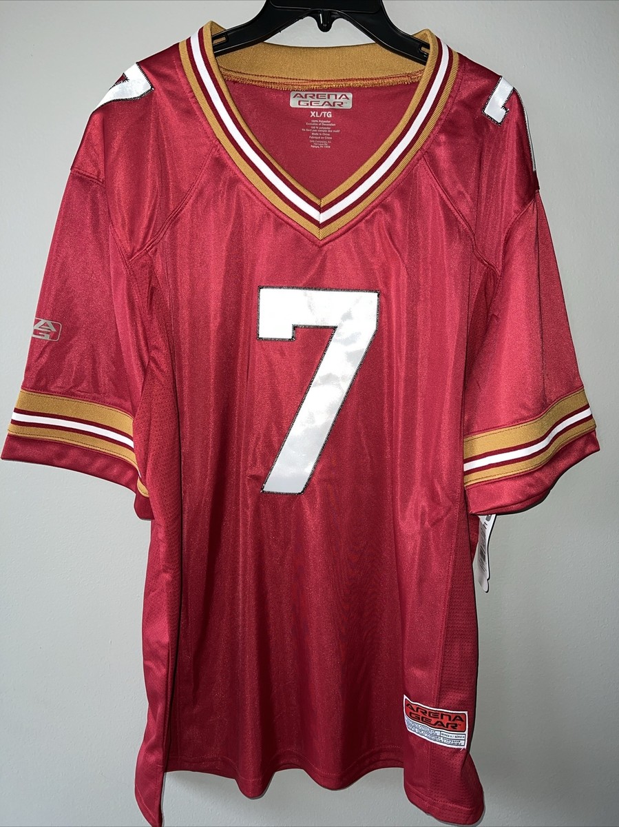 San Francisco 49ers NFL Football Jersey Maroon XL #7 Super
