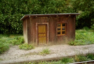 Model Scene 98521, 1:87 H0 Fahrkartenschalter, Diorama, Lasercut Bausatz