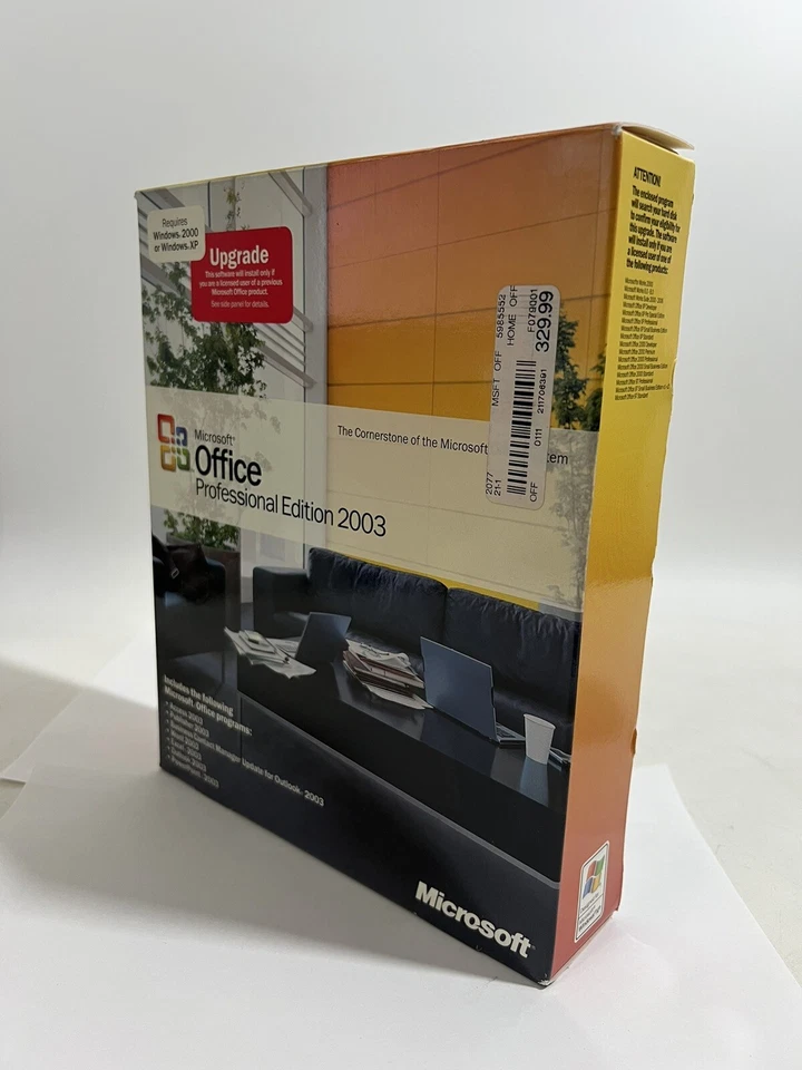 NEW IN RETAIL BOX Microsoft Office Professional Edition 2003 Upgrade - Image 2 of 4
