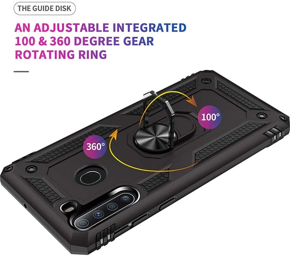 Для Samsung Galaxy A21 чехол кольцо подставка чехол броня ударопрочный тонкий чехол - Изображение 2 из 4