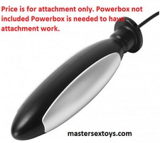 Zeus Electro Large Torpedo E-Stim Massage Attachment Massager Stimulation Real