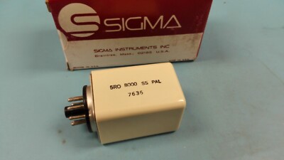 NEW ** SIGMA  RELAY MADE FOR A SOCKET 5RO-8000SSPAL