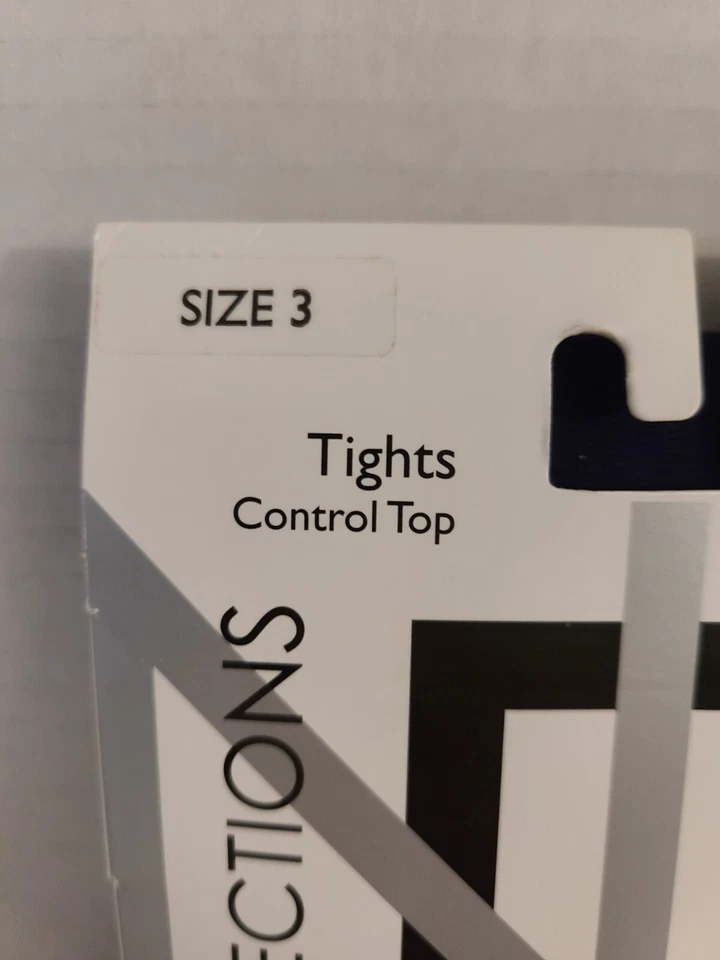 Belk's NEW DIRECTIONS Control Top Tights EGGPLANT Size 3 Foto 2 de 4