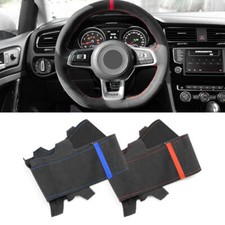 Handnähen Lenkradbezug Leder Lenkrad For Golf 7 GTI Golf R MK7 Polo 2015 2016