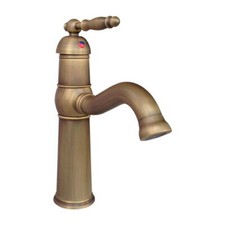 Retro Antique Brass Swivel Kitchen Bathroom Basin Sink Faucet Mixer Tap 2an041