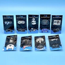 ThinkGeek Retro Gaming Controller Collectable Pin Set Complete *YOU CHOOSE* 2014