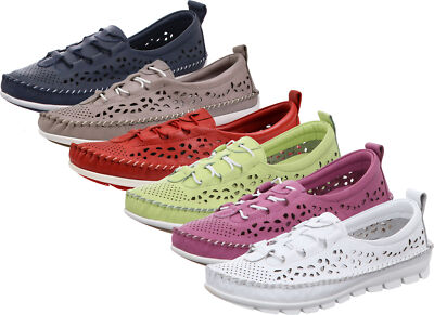 Gemini Scarpe Da Donna Mocassini Sportivi Con Cutouts 340201-01