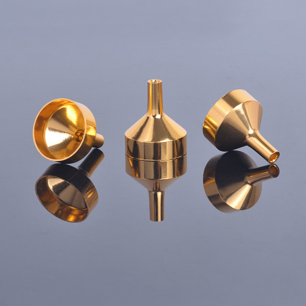 4 Pcs Stainless Steel Oil Strainer Large Mouth Funnel Very Small