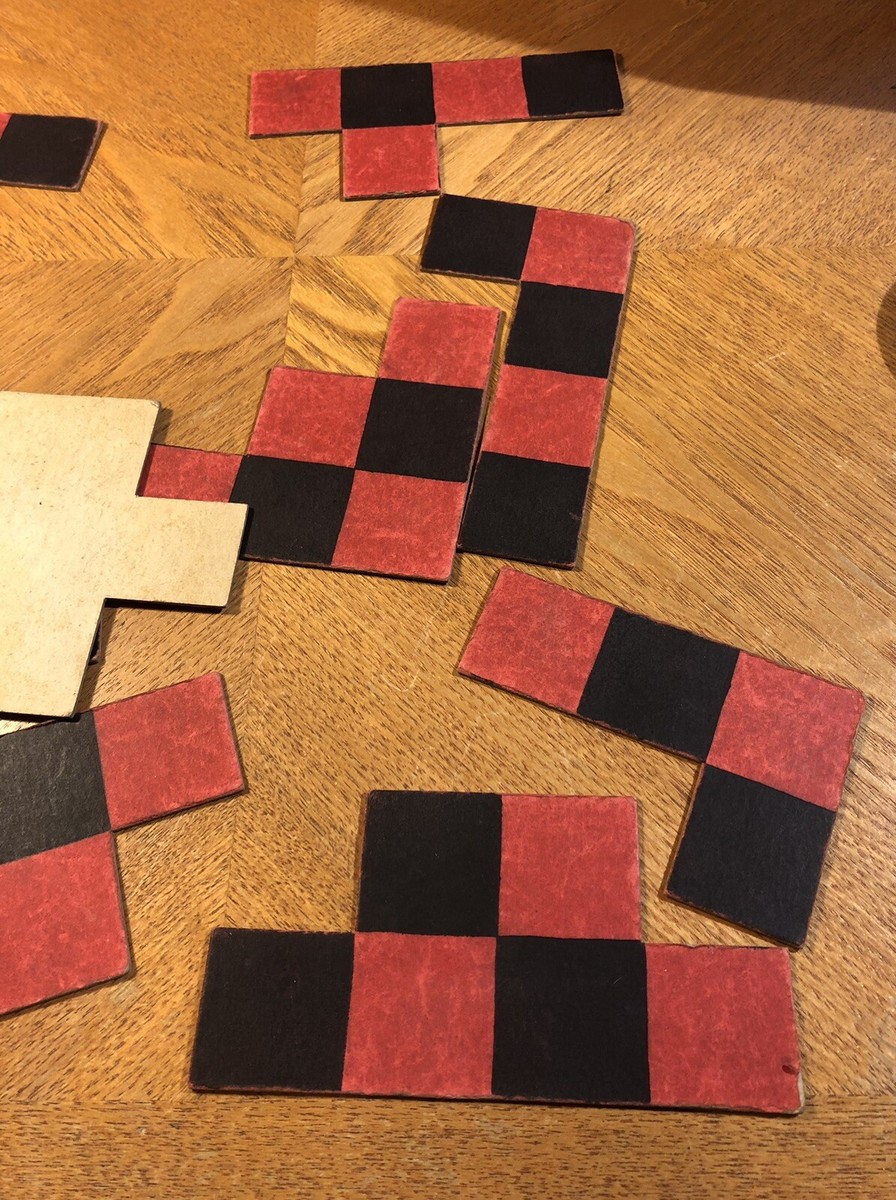 Vintage Checkerboard Puzzle Complete | eBay