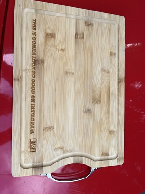   This is gonna look so good on Instagram bamboo cutting board Brand New