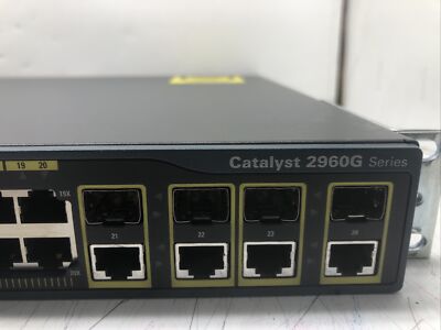 Cisco Catalyst 2960G WS-C2960G-24TC-L V04 Ethernet Switch w/ Power