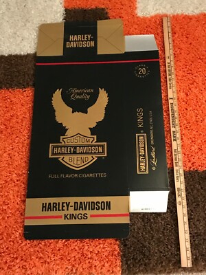Large New NOS Harley Davidson Cigarettes Jumbo Dummy Display Package 1987  Pack