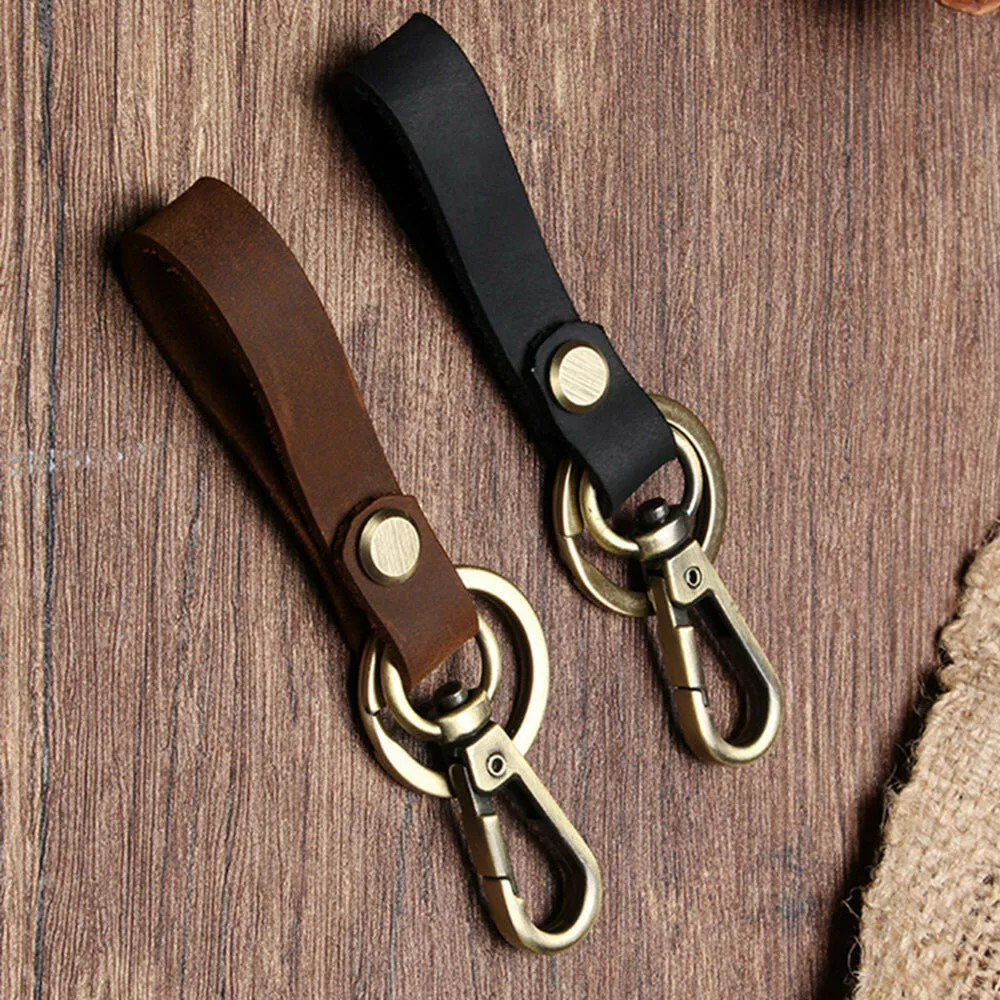 Wholesale Leather Car Keychain Detachable