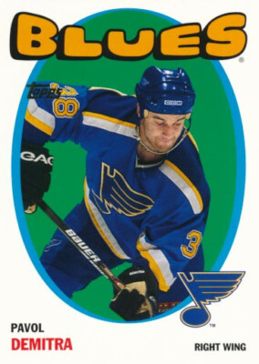 2001-02 Topps HERITAGE PARALLEL #61 PAVOL DEMITRA - St. Louis Blues