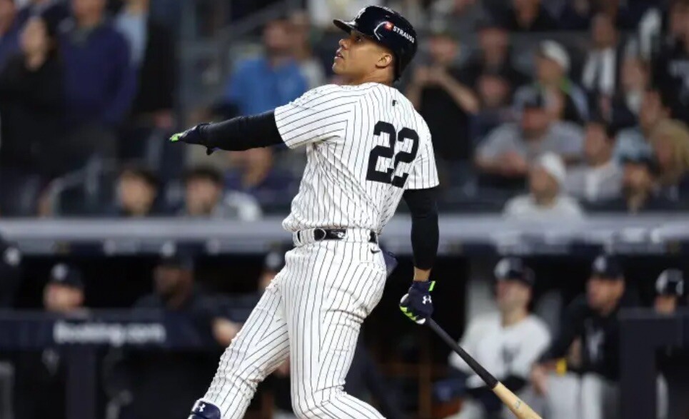 Nike Authentic New York Yankees Juan Soto #22 World Series