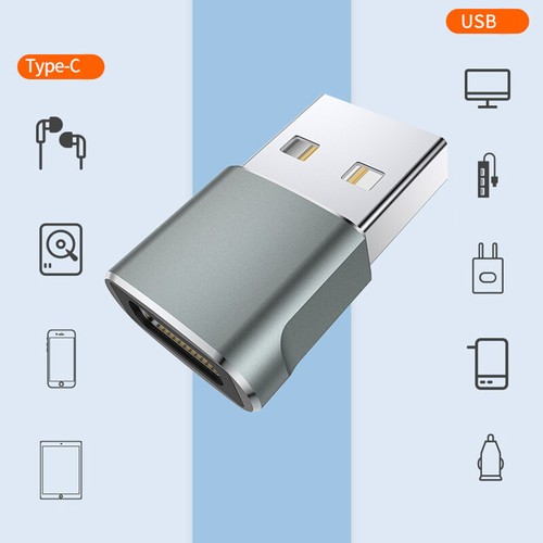 2Pack USB To Type-C Adapter Converter Adapter Port Charger Plug Connector -CA- ❁ - Picture 10 of 27