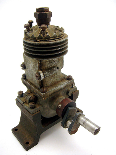 Vintage Bohaboy Goliath 15cc Spark Ignition Marine Engine Motor No Piston Or Rod
