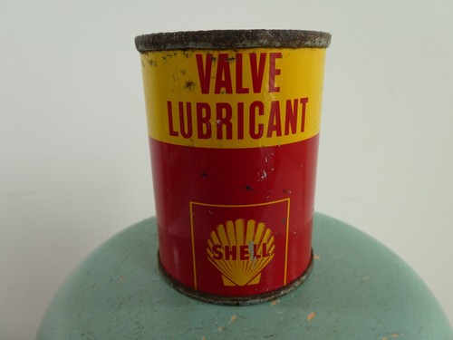 Vintage Shell Oil Company Valve Lubricant Full Unopened Metal Tin Can 4oz Canada - Picture 9 of 16