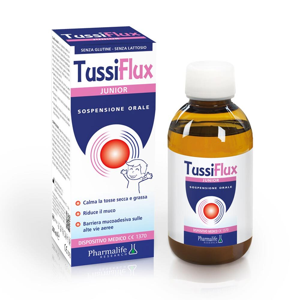 Pharmalife Research Tussiflux Junior Dispositivo Medico, 200ml