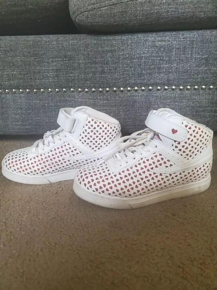 Fila Heart Hi tops Gym Shoes eBay