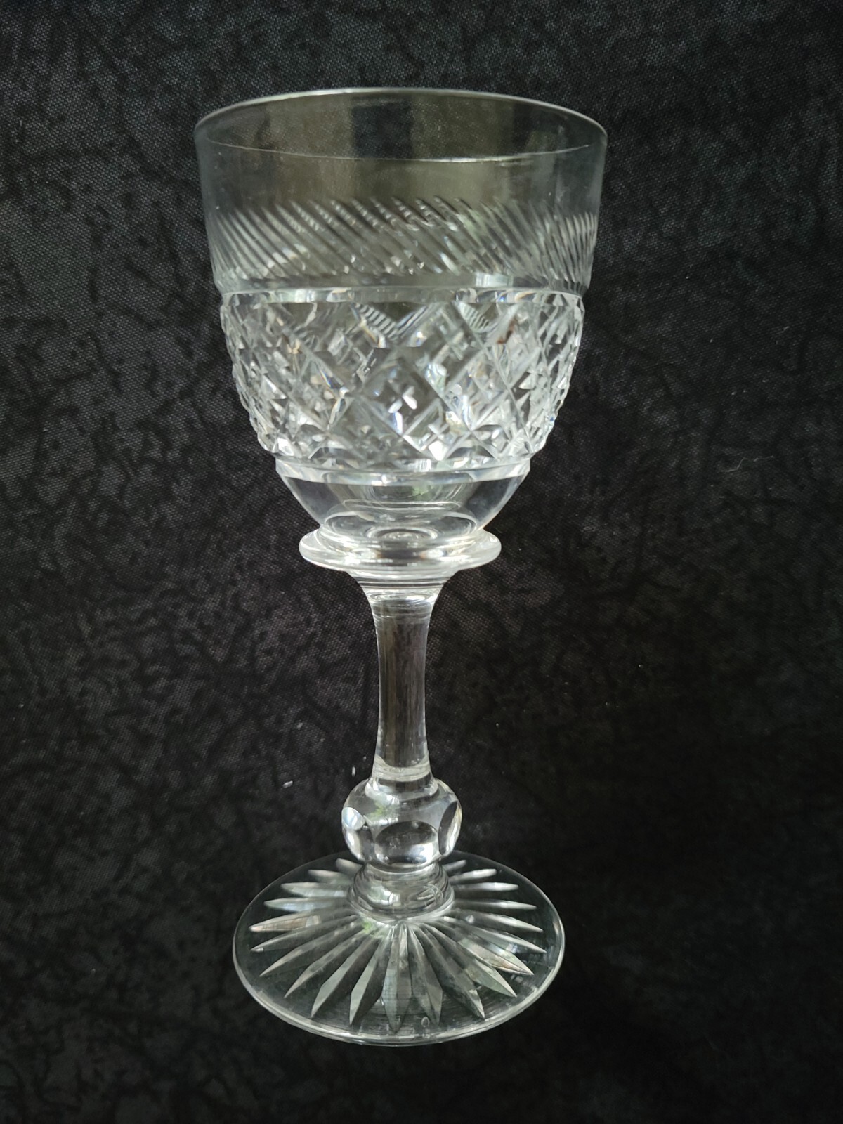 Tudor Holbein Crystal Sherry Glasses 5 in. High, 2 oz., Excellent