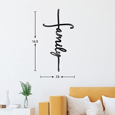 Croce Decorativa In Metallo Nero - 17,5x9 Cm, Per Parete, Casa O Esterni, Stile Rustico - Foto 8