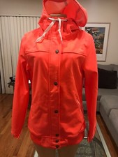 Womens Empyre Orange Hooded Winter Jacket Cost Large